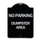 Signmission Keep Driveway Clear No Parking Day or Night Heavy-Gauge Aluminum Sign, 24" x 18", BW-1824-24628 A-DES-BW-1824-24628 - alternate 1